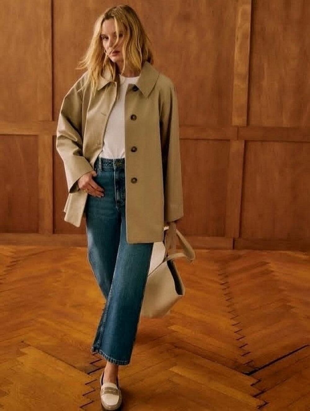 La Maille Sezane Carter Jacket in Light Beige Size US 12 / FR 44 / XXL✨